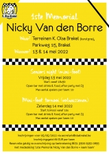 1ste Memorial Nicky Van den Borre
